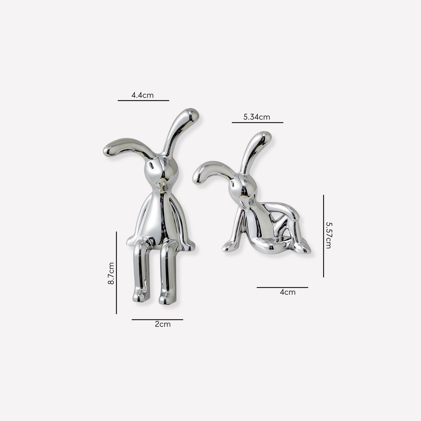 Mini Rabbit Figurine Set