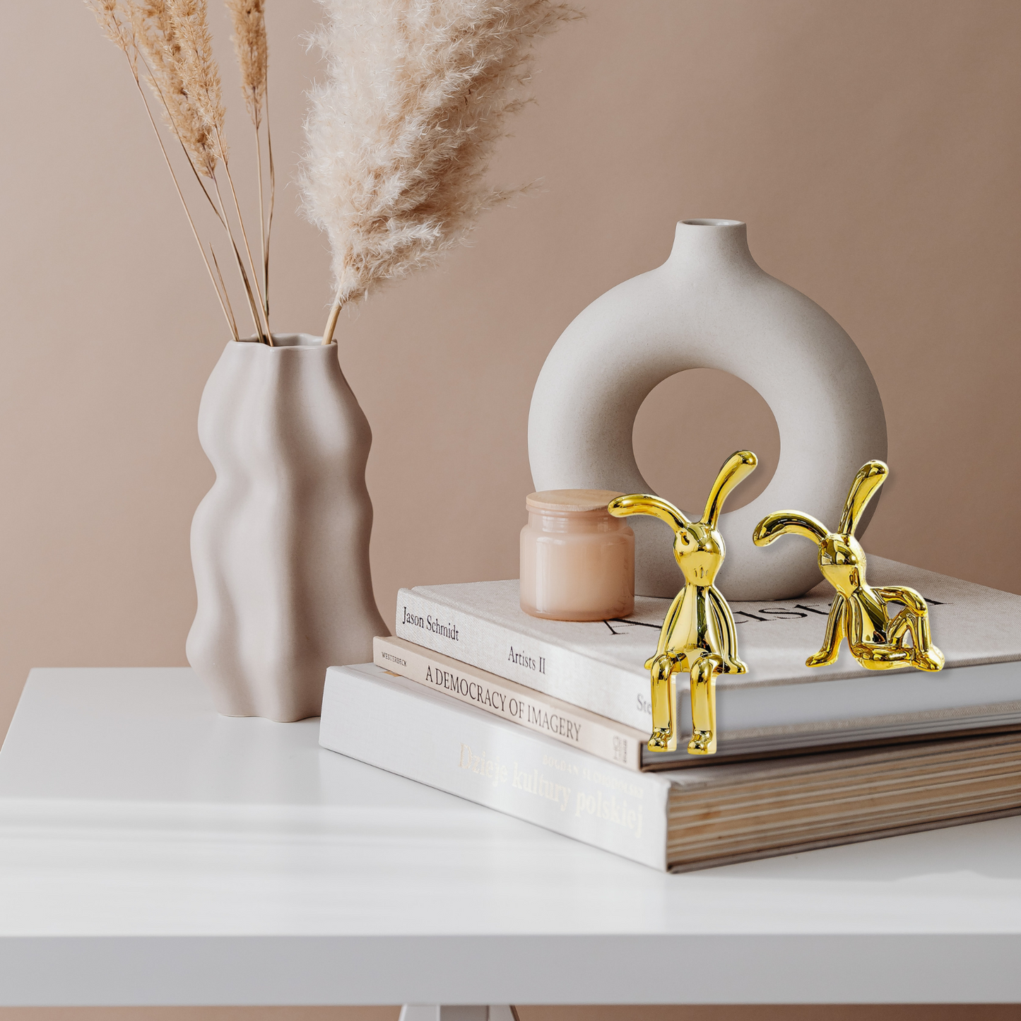 Mini Rabbit Figurine Set